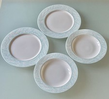 4 Piattini 2+2 Eschenbach - Bone China”Modello Josephine Paradise Relief.