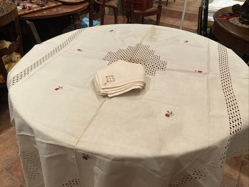 Antica tovaglia tela aida - antica,