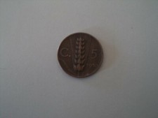 MONETA 5 CENTESIMI SPIGA -