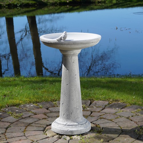 Bagno per uccelli con - , colonna