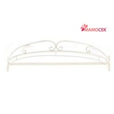 CIEL DE LIT Baldacchino metallo bianco cm.77 camera letto soffitto shabby