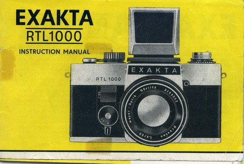 Exakta rtl1000 manuale - exakta,
