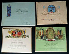 Set 4 biglietti di auguri