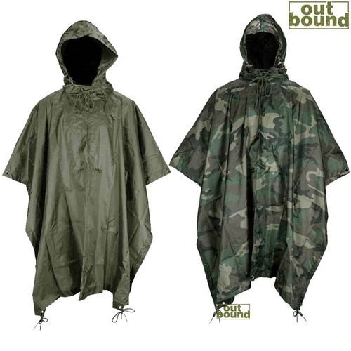 Poncho impermeabile esercito
