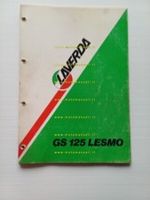 Laverda 125 GS Lesmo 1986 catalogo ricambi originale Spare Parts Catalogue