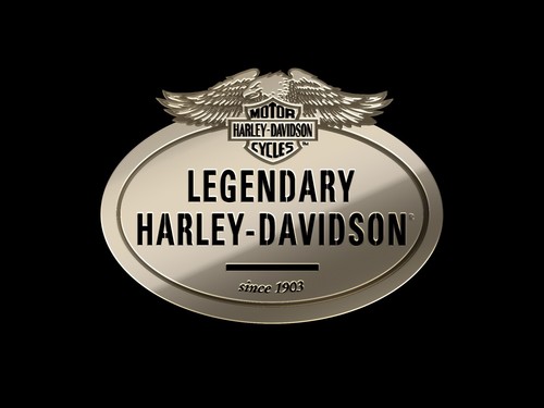 Metallic stickers harley - metallic,