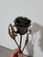 Rosa In Ferro Battuto Fatta Interamente A Mano