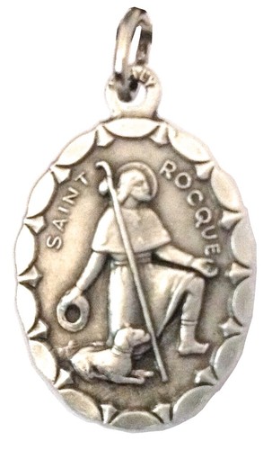 Medaglia ovale san rocco di - medaglia,