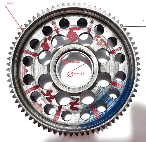 Campana frizione denti - frizione, a