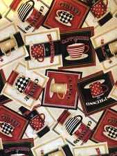 tessuto yard free spirit shell rummel BTY tazzine caffè cotone