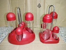 2 Porta Condimenti Centro Tavola Olio Sale Aceto Simili Tra Loro Made in Italy