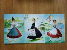 Lotto 3 Cartoline "Costume Regionale" Venezia Tridentina-Abruzzo-Campania