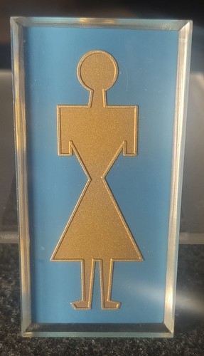 Scritta targhetta vintage