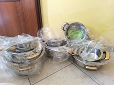 Batteria di pentole acciaio inox AMG nuove e imballate