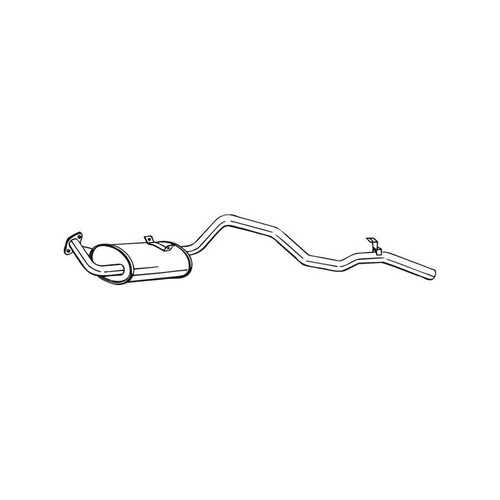 Silencieux arrière bosal per - bosal,