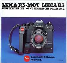 LEITZ Prospekt LEICA R3-MOT R3