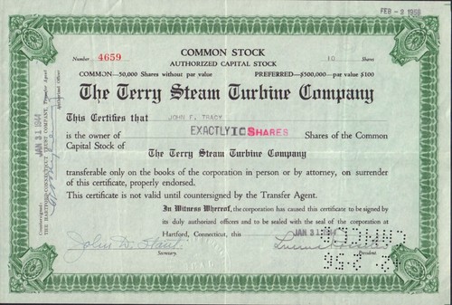 The terry steam turbine - the,