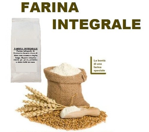 Farina integrale frumento - integrale, di