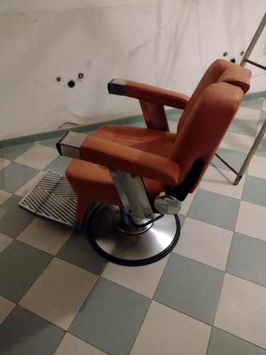 Poltrona barbiere vintage - da,