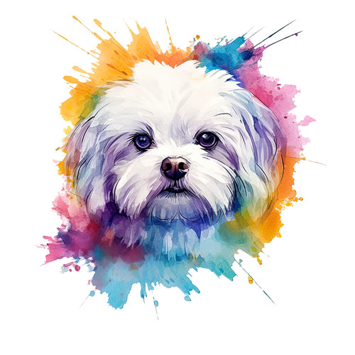 Adesivo auto maltese - , cani