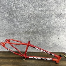 Mongoose Menace MINI BMX telaio rosso Looptail OG vintage vecchia scuola BMX 20 in gara