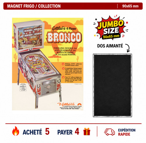 Magnet frigo bronco 90x65 - magnet,