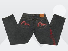 Vintage EVISU Mens Med Blue