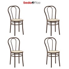 4 x Sedia Thonet Metallo
