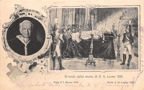 Cartolina papa leone xiii - leone,