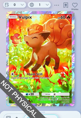 Pokemon tcg pocket vulpix - -,