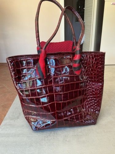 Borsa coccodrillo vintage - borsa,