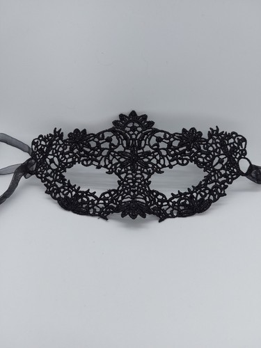 Maschera carnevale nera - maschera,