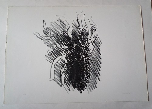 Ennio morlotti litografia - ennio,