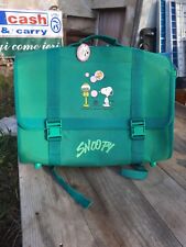 Cartella Zaino Snoopy Vintage Per Scuola vedi foto condizione 