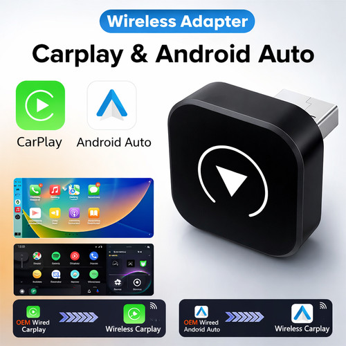 Adattatore auto 2in1 wireless - auto,