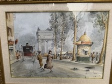 Quadro Acquarello Pittore