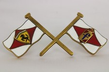 Badge Logo Stemma Auto Epoca Bandiere FERRARI Carrozzeria FARINA '50 Pininfarina