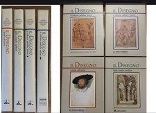 4 VOLUMI-  DISEGNO- COLLEZIONI ITALIANE/ GRANDI COLLEZIONISTI/ FORME E TECNICHE