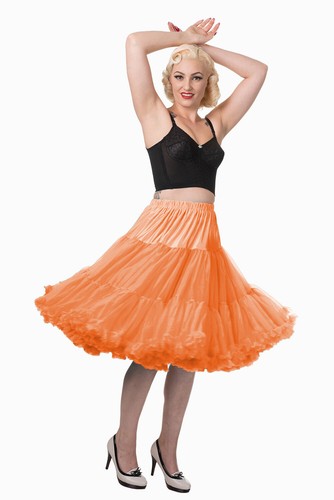 Gonna sottoveste arancione