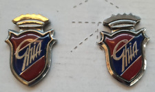 FORD GHIA LOGO  SIGLA EMBLEMA FREGIO STEMMA  TARGHETTA BADGE  2 PEZZI USATI!!!