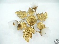 Plafoniera Lampadario oro
