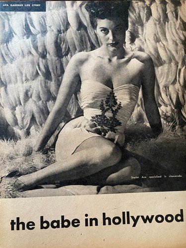 Ava gardner pinup vintage - ava, gardner,
