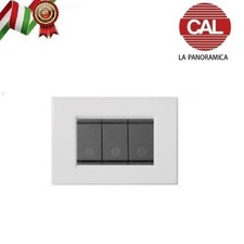 PLACCA 3P BIANCO LUCIDO