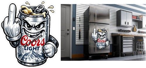 Coors light beer - coors, wall