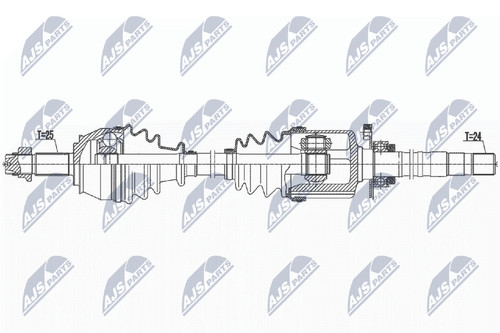 Albero motore nty npw - motore,