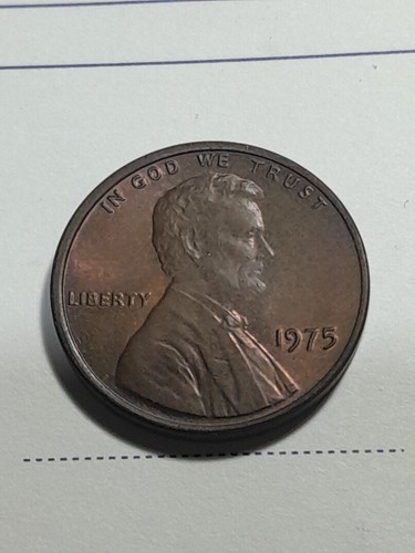 One cent 1975 lincoln - u.s.a,