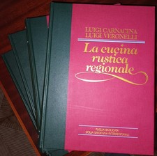 Carnacina, Veronelli - La cucina rustica regionale (4 volumi)