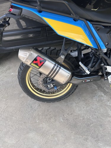 Scarico slip akrapovic - on,