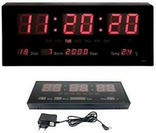 Digital led wall clock - led,