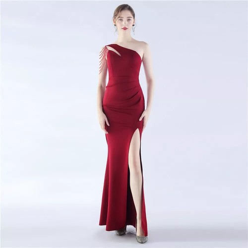 Vestito abito elegante lungo - elegante,